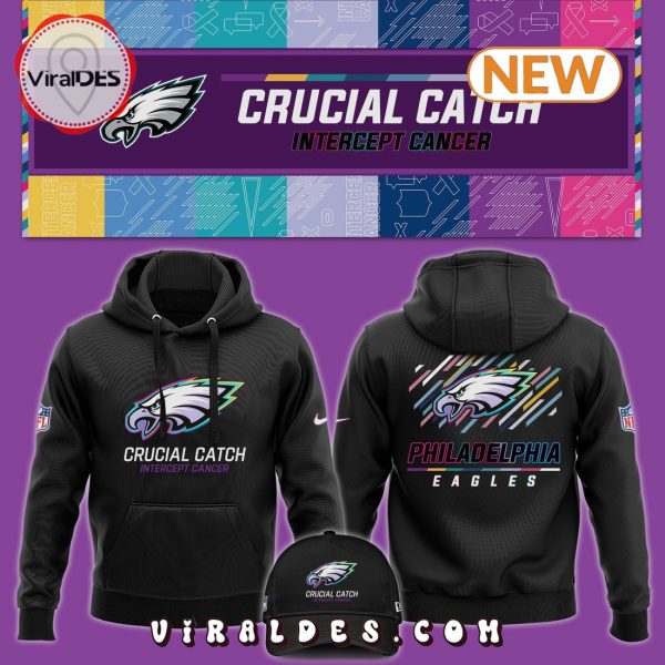 Philadelphia Eagles NFL Crucial Catch Hoodie, Jogger, Cap