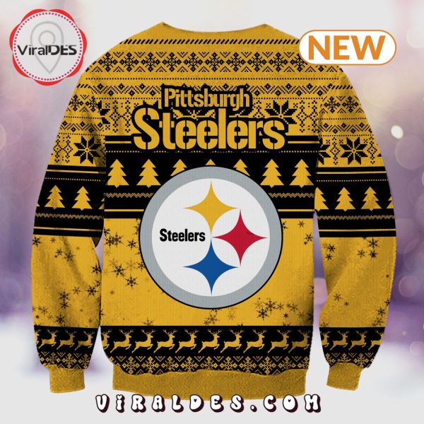 Pittsburgh Steelers Christmas Grinch Knitted Sweater