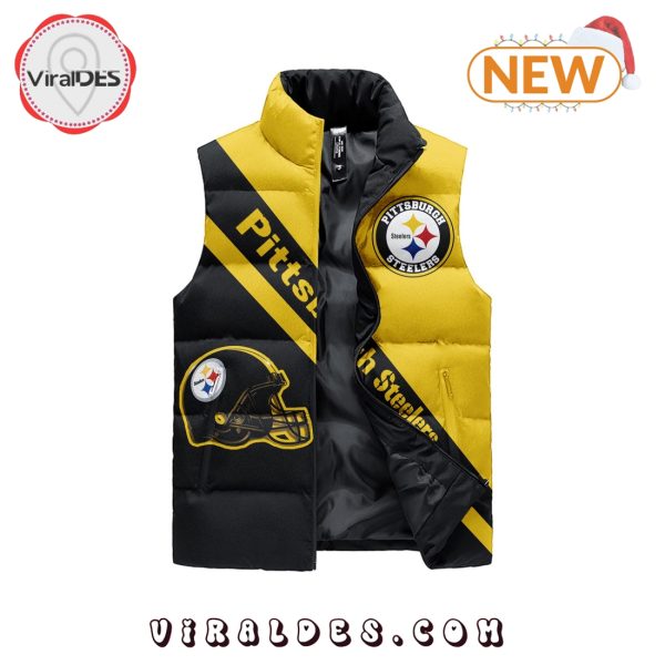 Pittsburgh Steelers Sleeveless Puffer Jacket