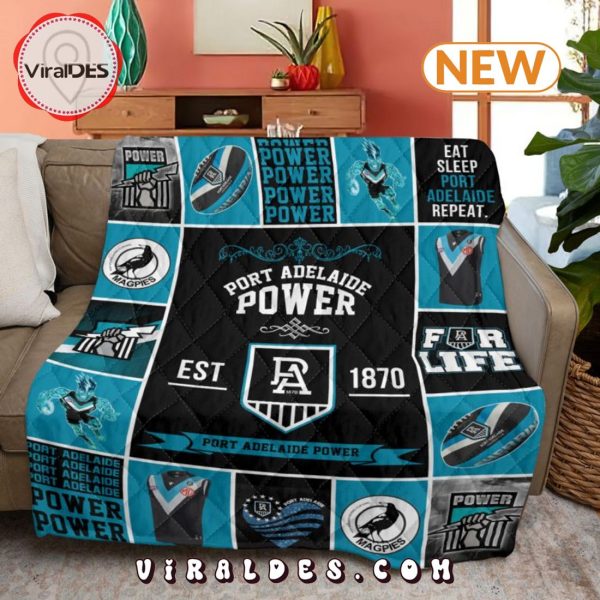 Port Adelaide Football FC Quilt Blanket