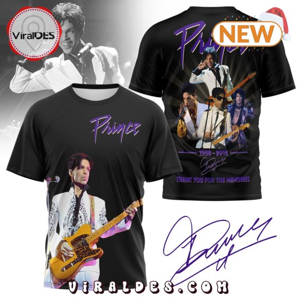 Prince 1958 – 2016 Thank You For The Memories Hoodie