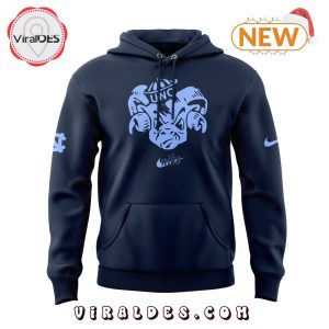 North Carolina Heels Navy Basketball Hoodie