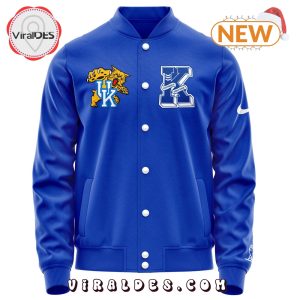 Kentucky Wildcats Football Navy Baseball Jacket