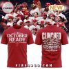 October Ready 2024 Postseason Red Hoodie, Cap