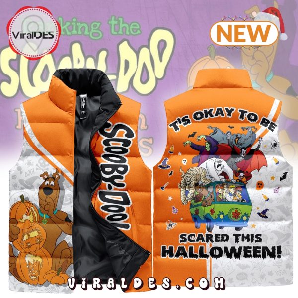 Scooby-Doo Scared This Halloween Sleeveless Puffer Jacket