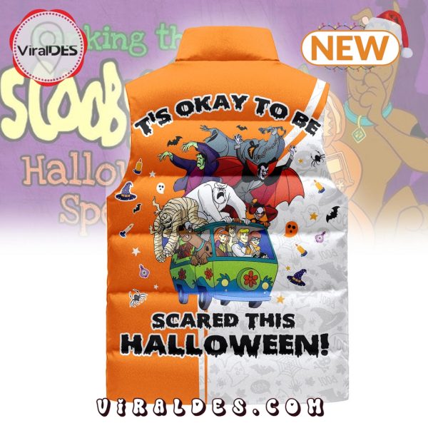 Scooby-Doo Scared This Halloween Sleeveless Puffer Jacket