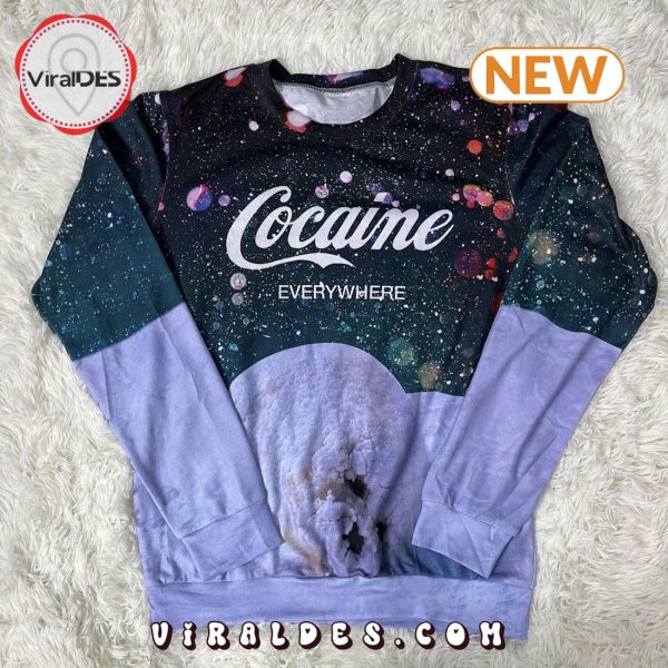 Seal Cocaine Everywhere Let It Snow Ugly Christmas Sweater, Sweatshirt