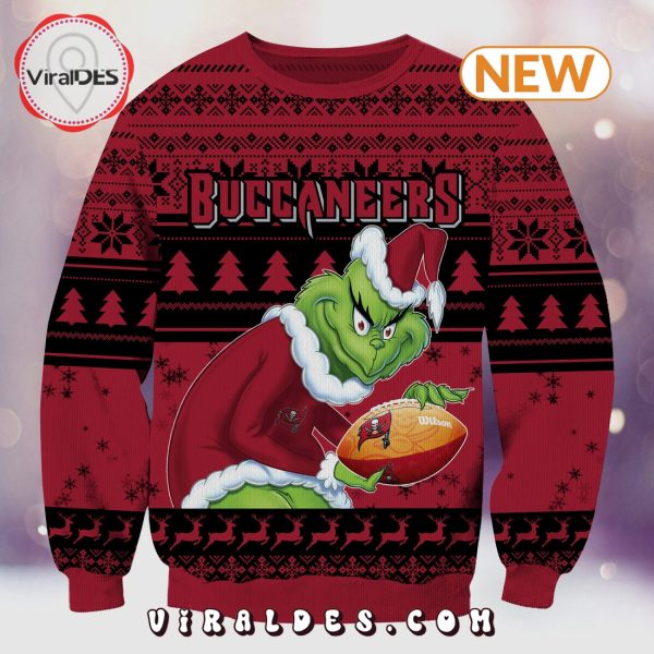 Tampa Bay Buccaneers Christmas Grinch Knitted Sweater