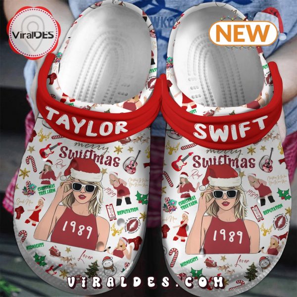 Taylor Swift Merry Swiftmas Crocs Shoes