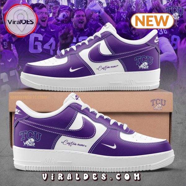 TCU Football Custom For Fans Air Force 1