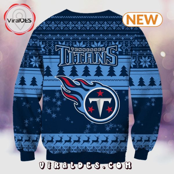 Tennessee Titans Christmas Grinch Knitted Sweater