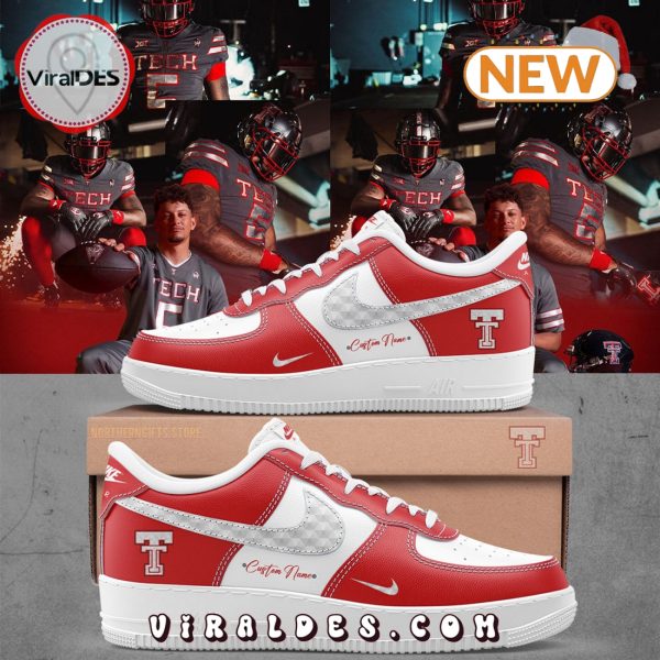 Texas Tech Football Custom Air Force 1 Sneakers