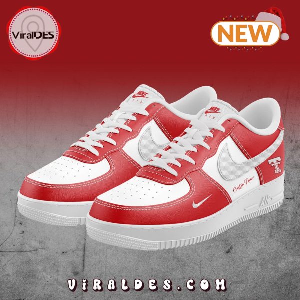 Texas Tech Football Custom Air Force 1 Sneakers