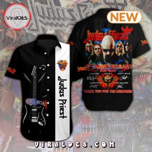 Judas Priest 55th Anniversary Memories Hawaiian Shirt