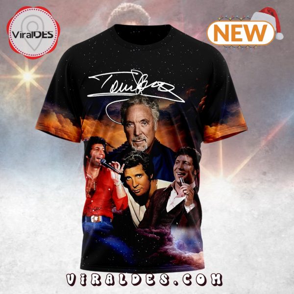 Tom Jones Welsh Singer Signatures Shirt