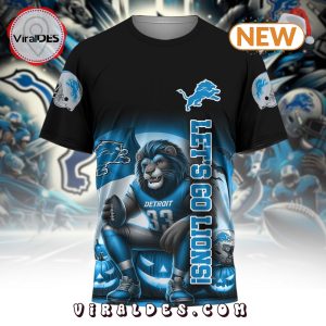 Detroit Lions Sleeveless Puffer Jacket