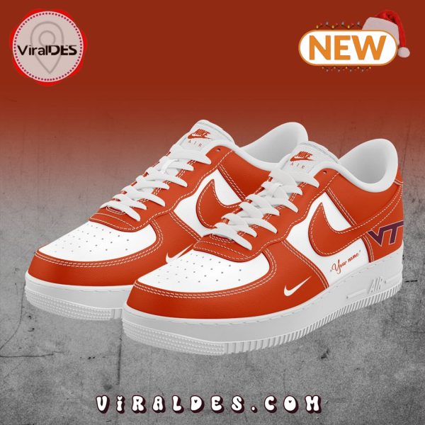 Virginia Tech Custom Air Force 1 Sneakers