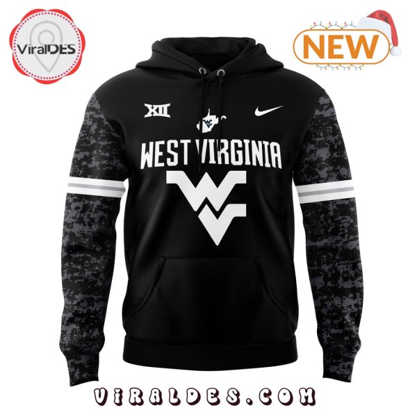 West Virginia New Version 2024 Hoodie – Black