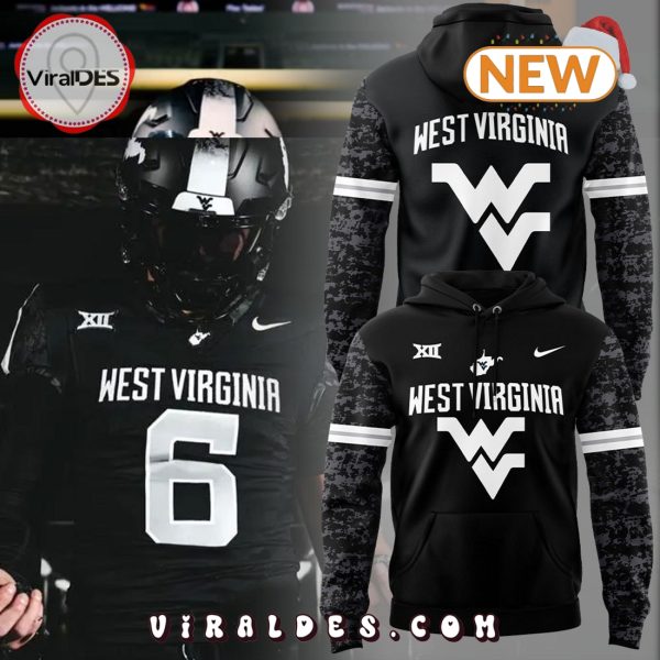 West Virginia New Version 2024 Hoodie – Black