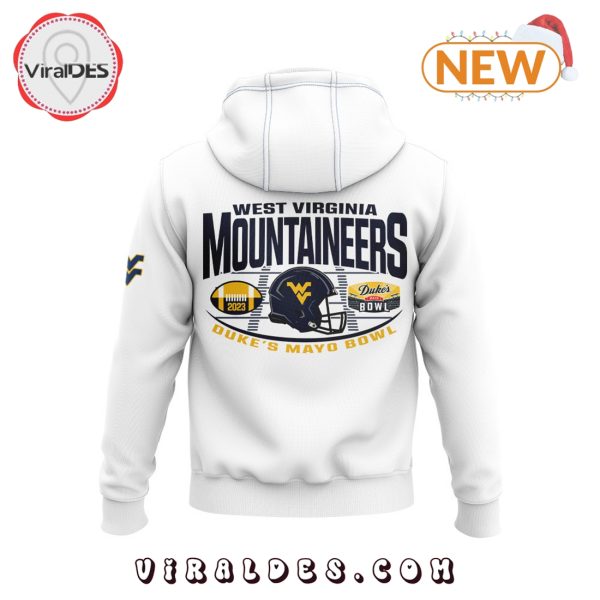 West Virginia Pour Some Mayo White Hoodie, Jogger, Cap