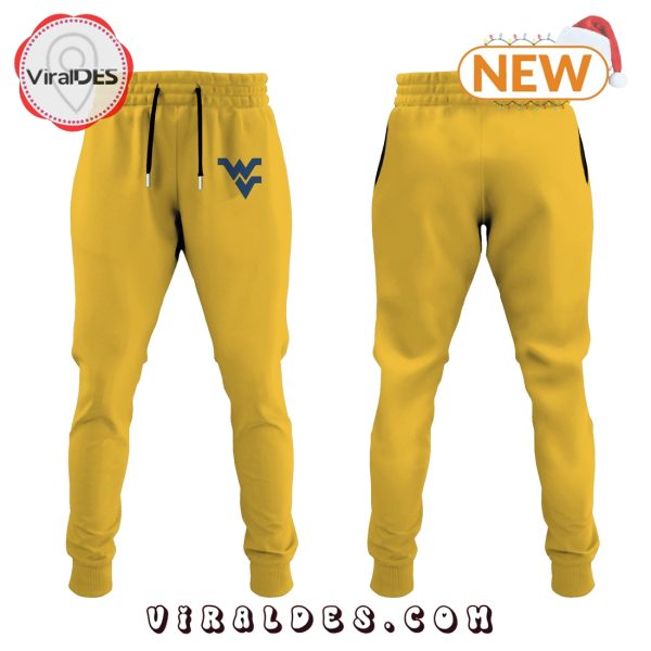 West Virginia Pour Some Mayo Yellow Hoodie, Jogger, Cap