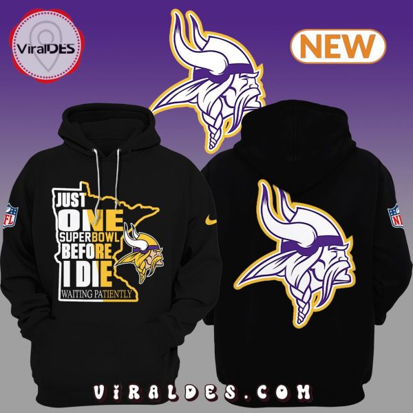 Winter Warrior Minnesota Vikings Black Hoodie