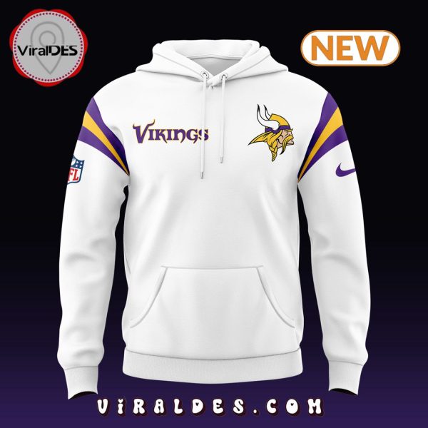 Winter Warrior Minnesota Vikings White Hoodie