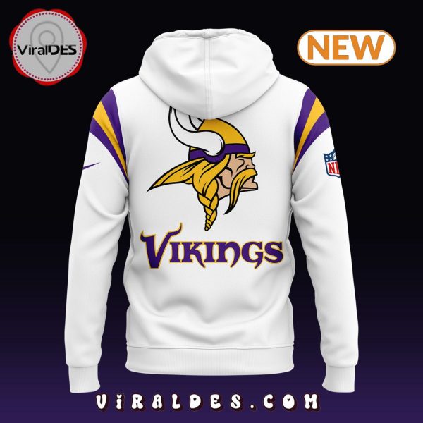 Winter Warrior Minnesota Vikings White Hoodie