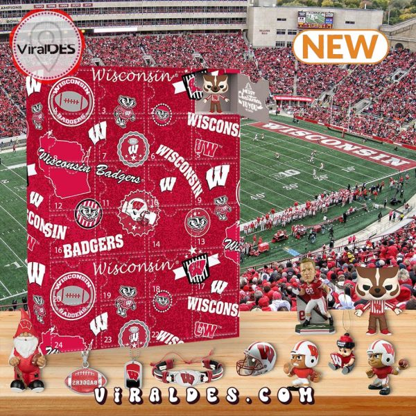 Wisconsin Badgers Advent Calendar – The One With 24 Little Doors