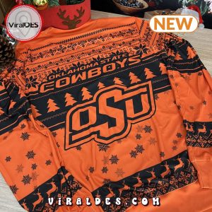 NCAA Oklahoma State Cowboys Grinch Ugly Sweater