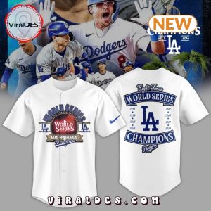 Los Angeles Dodgers Nike World Series White Jersey