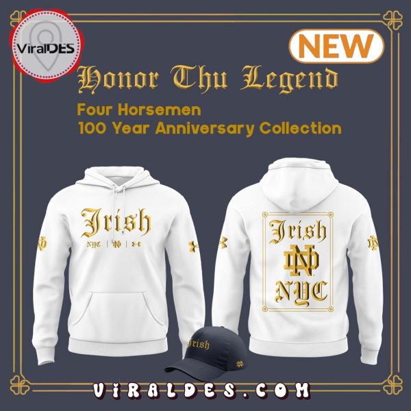 100 Anniversary Of Notre Dame Four Horsemen Hoodie