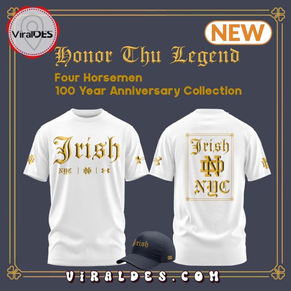 100 Anniversary Of Notre Dame Four Horsemen T-Shirt, Jogger, Cap