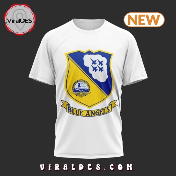 2024 Blue Angels Thunderbirds Super Delta White Shirt