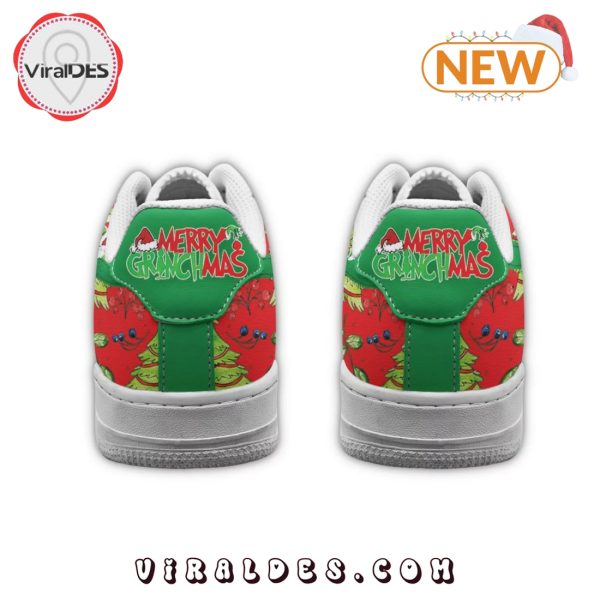 2024 Merry Grinchmas Christmas Air Force 1 Sneakers