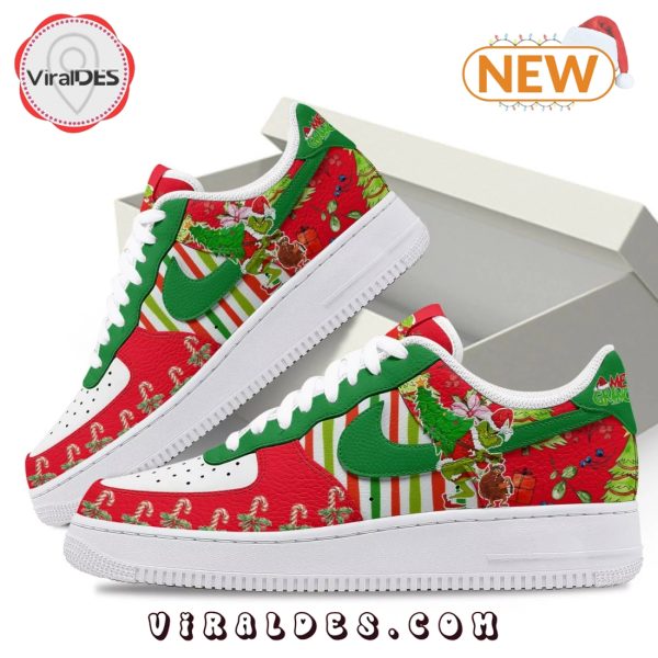 2024 Merry Grinchmas Christmas Air Force 1 Sneakers