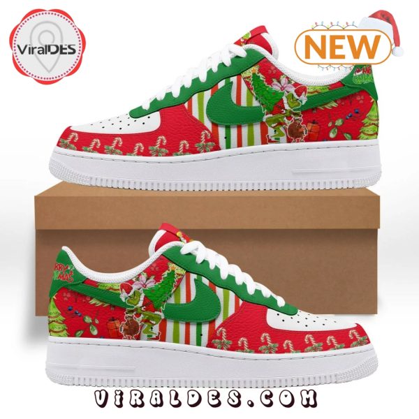 2024 Merry Grinchmas Christmas Air Force 1 Sneakers