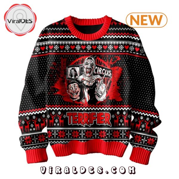 2024 Terrifier 3 Christmas Ugly Sweater