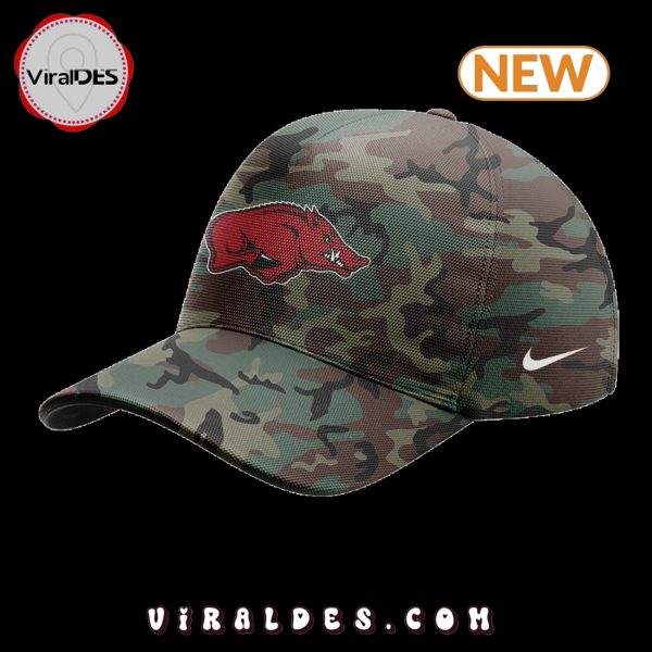 2024 Veteran Camo Arkansas Razorbacks Football Hoodie, Jogger, Cap