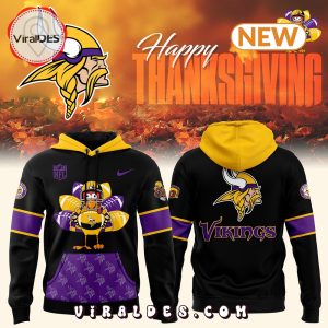 Men’s Minnesota Vikings 2024 Happy Thanksgiving Hoodie