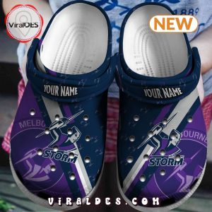 Melbourne Storm NRL Custom Crocs Clogs