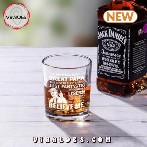 Donald Trump Great Papa Whiskey Glass