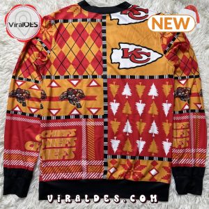 Kansas City Chiefs Football Cardigan Ugly Sweater