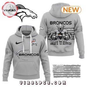 Denver Broncos White Salute to Service Shirt