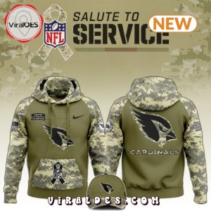 Arizona Cardinals Salute to Service Camo Hoodie, Jogger, Cap