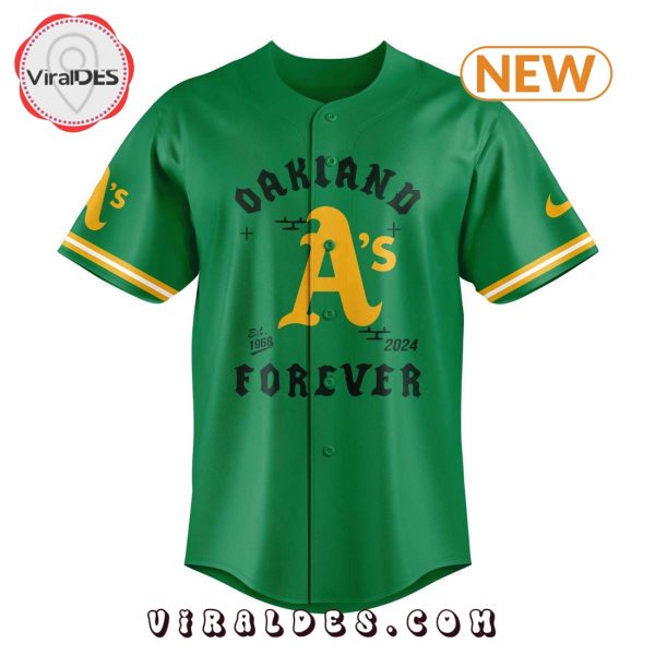 56 Years Thank You Fan Oakland Athletics Baseball Jersey