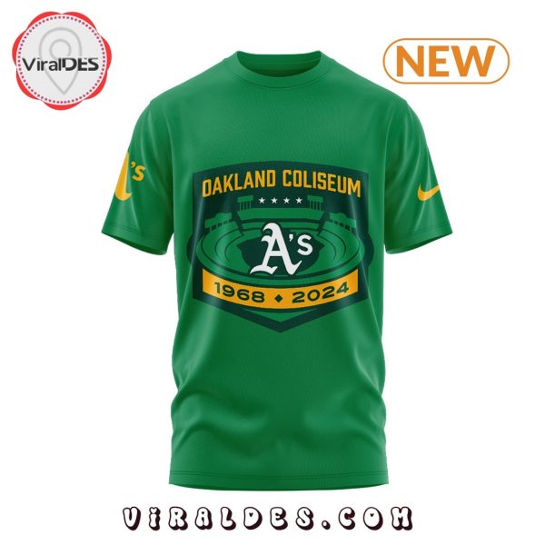 56 Years Thank You Oakland Athletics Green Hoodie