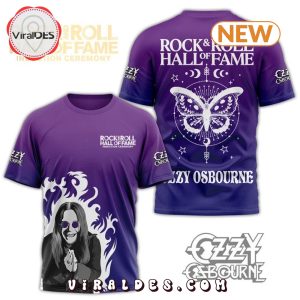 Ozzy Osbourne – Rock & Roll Hall of Fame Purple Shirt