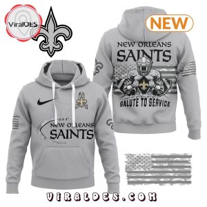 New Orleans Saints White Salute to Service Shirt