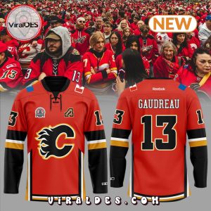 Calgary Flames Paying Tribute Gaudreau Brothers Hockey Jersey